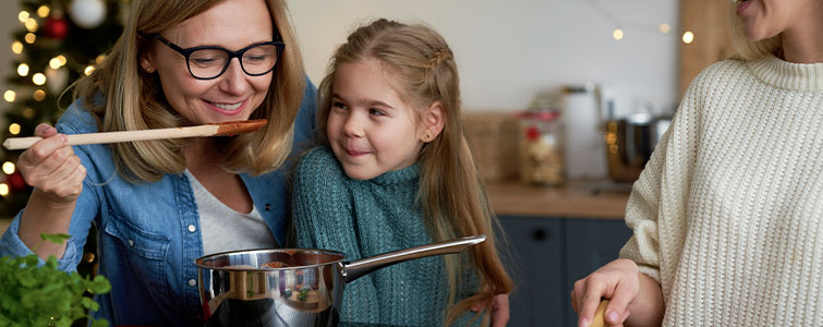 Christmas cooking