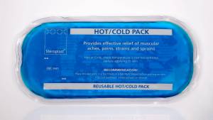 Steroplast Premium Large Reusable Clear Hot and Cold Pack – 27cm x 13.5cm – Freeze or Microwave