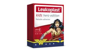 Leukoplast Kids Hero Edition Wonder Woman Plaster Strip – 6cm x 1m – Cut to Size – Water-Resistant and Hypoallergenic