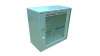 Indoor Defibrillator Cabinet – With Alarm – Wall-Mounted – Universal Fit – Metal with Clear Acrylic Front