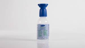 Sterile Neutral pH Eye Wash Solution – 250ml Chemical Splash Bottle with Dustproof Eye Cup