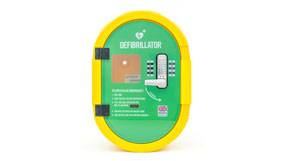 DefibSafe 2 External Defibrillator Cabinet – With Lock – IP66 Rated – Insulated, LED Lighting