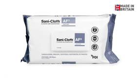 PDI Sani-Cloth AF3 Alcohol-Free Cleaning & Disinfectant Wipes – 200 Wipes in Flow Wrap – Pack of 1 or 6 – PHMB-Free Dermatologically Tested – Class IIA Medical Device