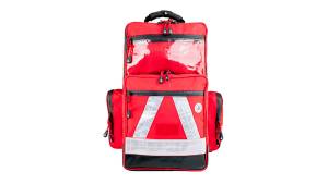 WaterStop PRO Emergency Backpack – Fabric – 20cm x 40cm x 48cm – Red – Water-Repellent, Durable