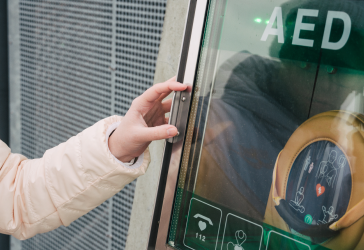 AED in public space