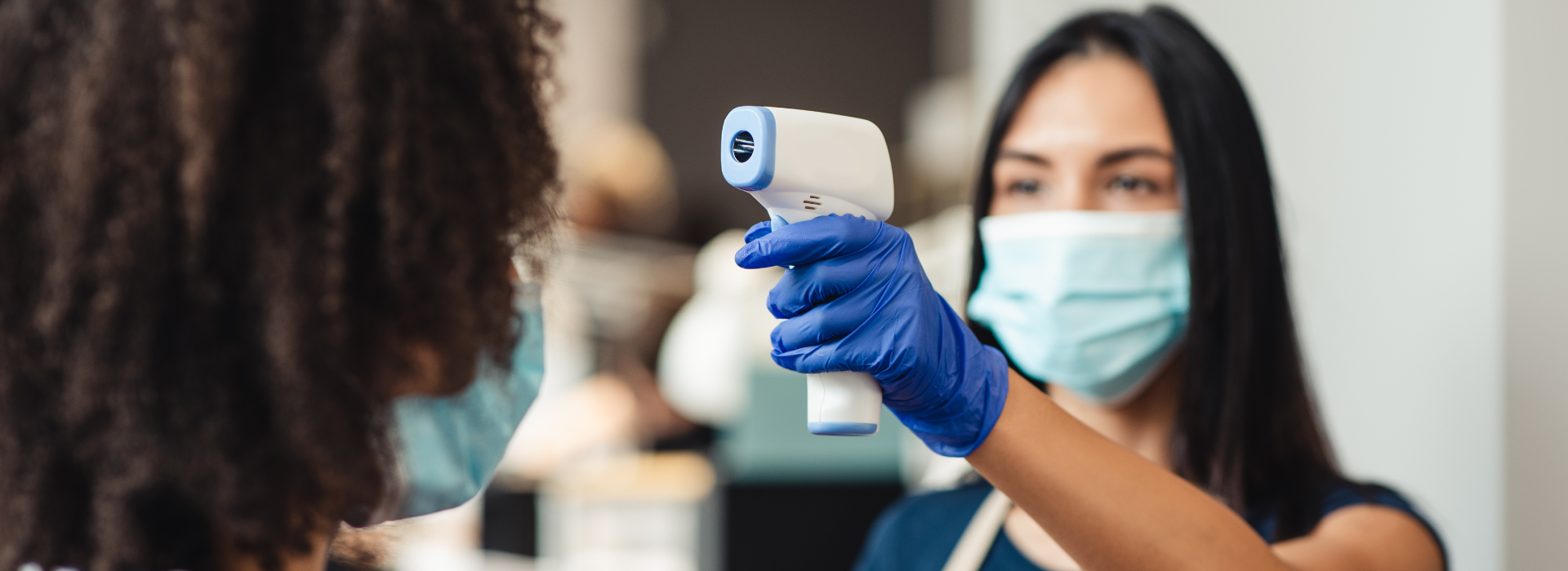 Using infrared thermometer in hospitality sector