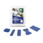 Sterochef Blue Detectable Plasters 5 Assorted Sizes - Plastic Box