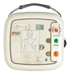 This cabinet can hold any defibrillator that we stock