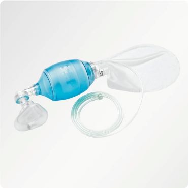 Adult 1500ml Bag-Valve Mask (BVM) | Size 5 Single-Use Resuscitator