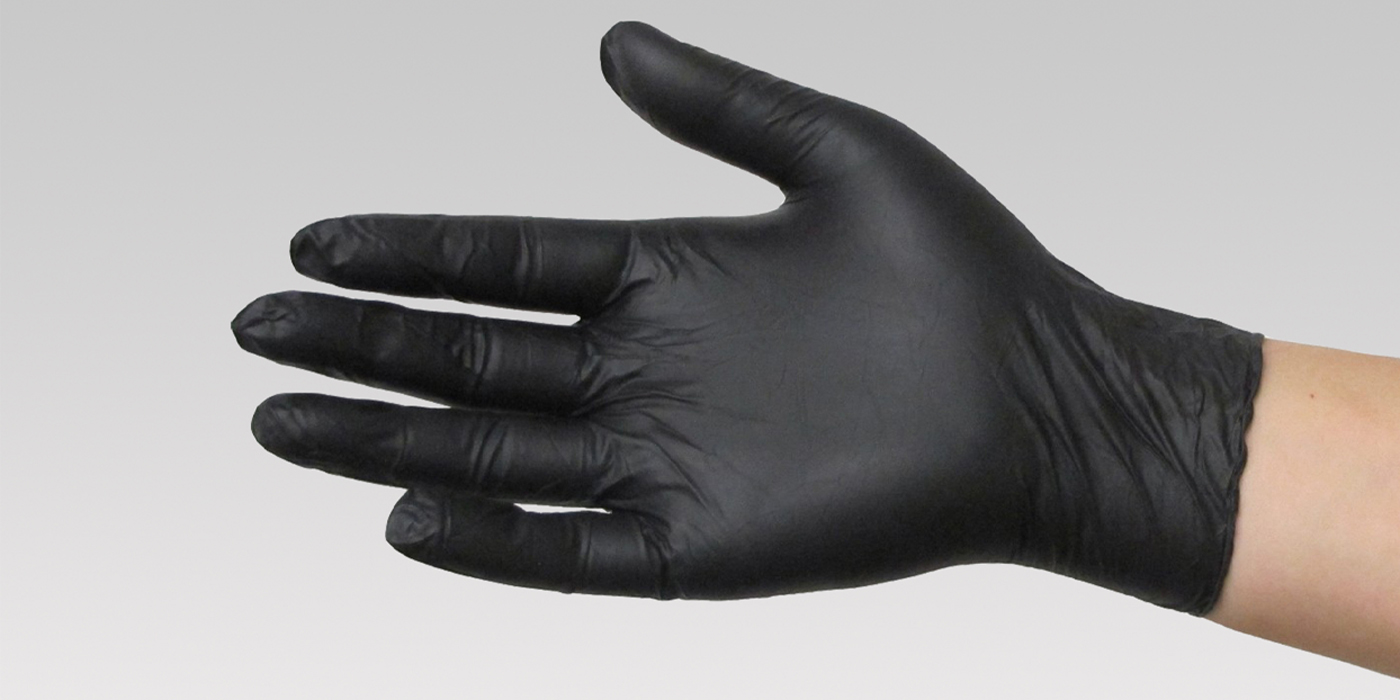 Aurelia Black Nitrile Gloves
