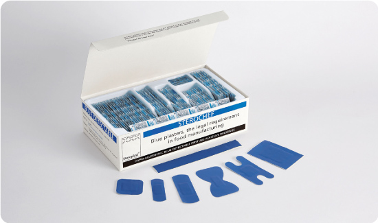 Sterochef Blue Detectable Plasters