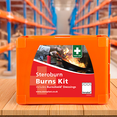Burncare First Aid kit in factory