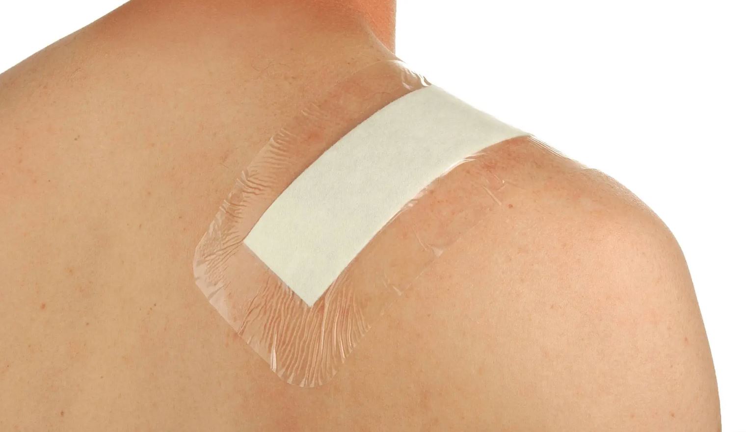 Sterostrip Ultra Waterproof Adhesive Wound Dressing applied