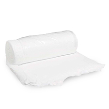 a roll of white cotton wool
