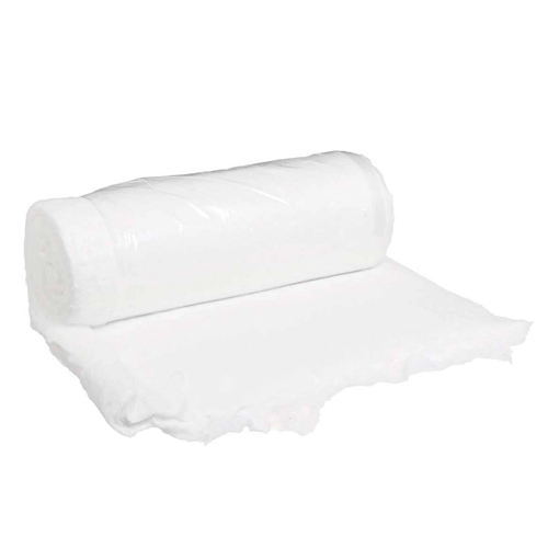 a roll of white cotton wool