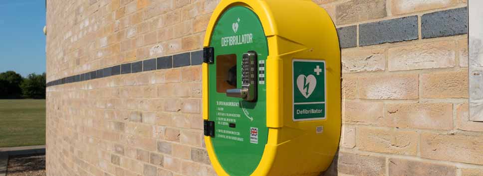 DefibSafe 2 External Cabinet in public space