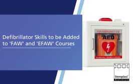 Defibrillator skills to be added to 'FAW' and 'EFAW' courses thumbnail