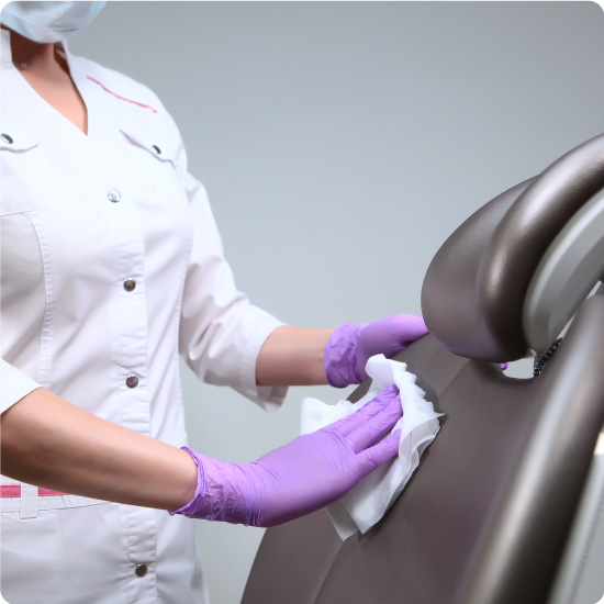 Disinfection in the dental office