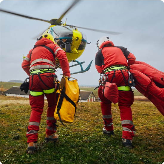 Emergency Services Helicopter