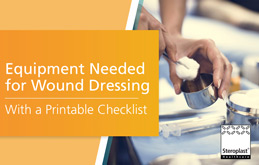 Equipment needed for wound dressing