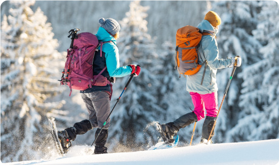 Hiking in the Snow