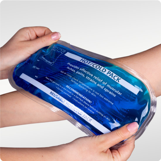 Hot and Cold Pack on Arm