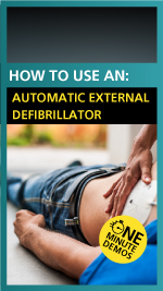 How to use an automatic external defibrillator