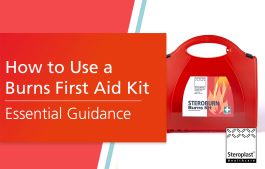 How to Use a Burns First Aid Kit