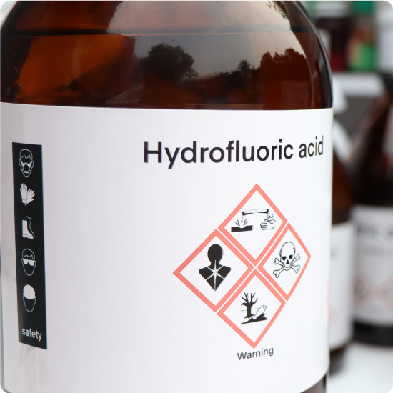 Hydrofluoric Acid Bottle