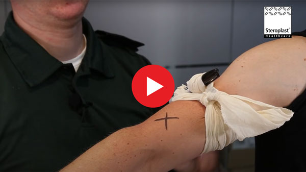 Improvised Tourniquet (using a Triangular Bandage)