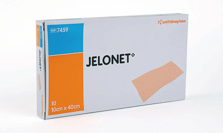 10cm x 40cm - Jelonet Paraffin Gauze Dressing - Pack of 10