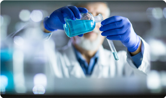 Man in Lab