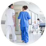 Nurses in a Hospital