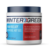 Wintergreen Muscle Relief Menthol Hot Gel