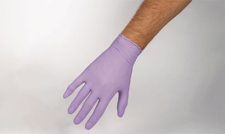 Purple Nitrile Gloves - Pack of 100