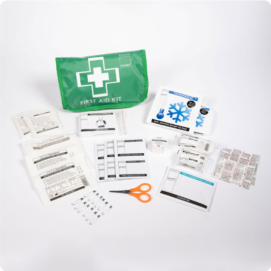40 Piece First Aid Kit Contents