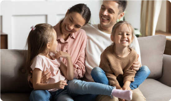 Family at home