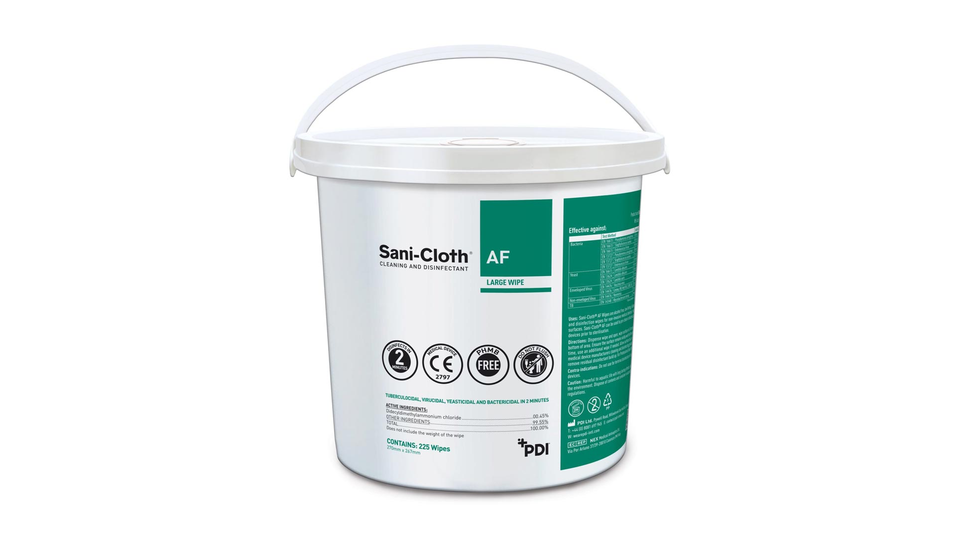 Universal bucket - 225 Wipes
