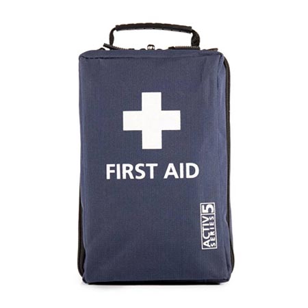 Sports First Aid Kit | Medium Kit in Blue Nylon Bag