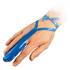 Sterochef Blue Vinyl Finger Stalls — Medium | Pack of 10