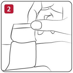 Step 2 apply the dressing
