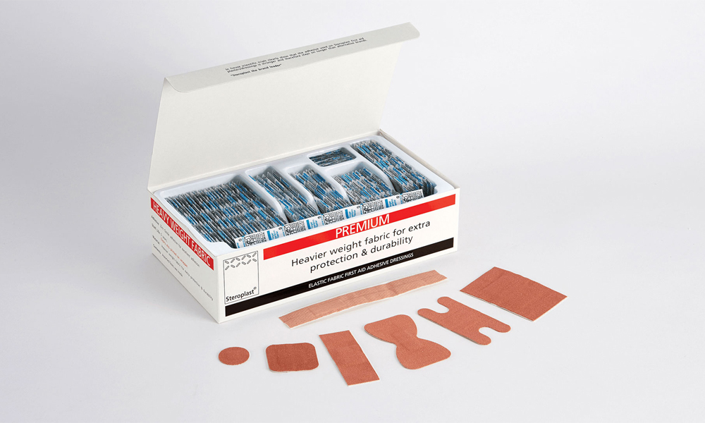 Steroplast's Premium Elastic Fabric Plasters