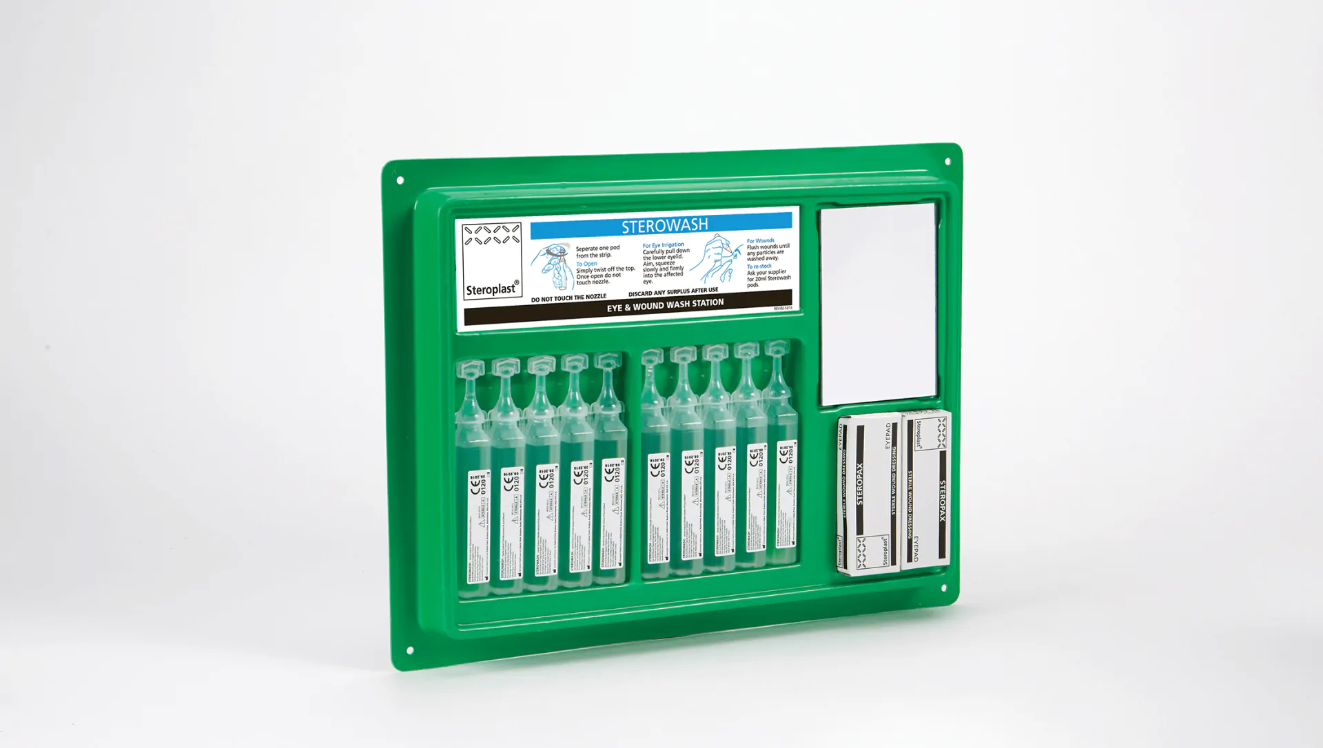 Sterowash-20ml-Eyewash-Plate-Complete
