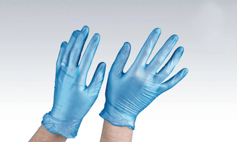 Vinyl Gloves - Blue