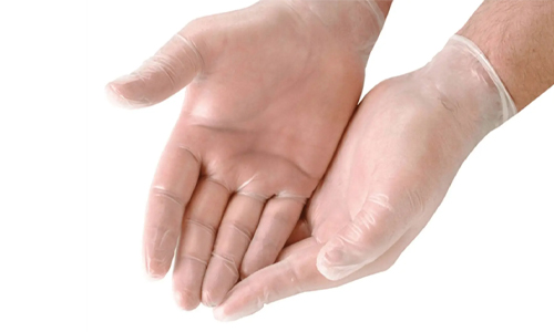 Vinyl Gloves - Clear Opaque - Powder-Free
