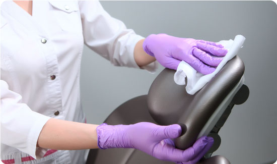 Wiping Medical Surface