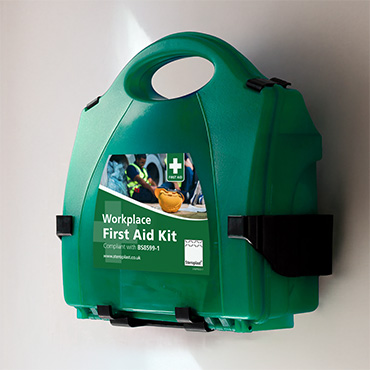 Workplace First Aid Kit on wall