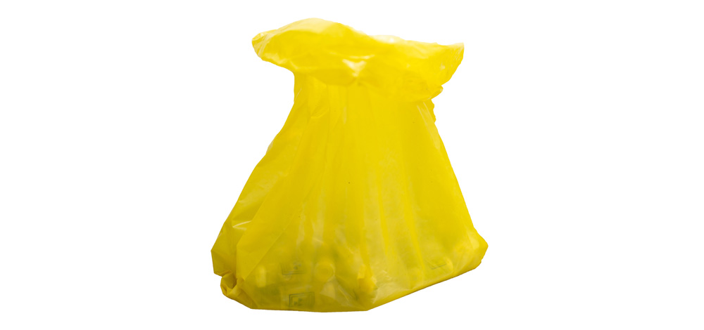 Yellow Waste Bag