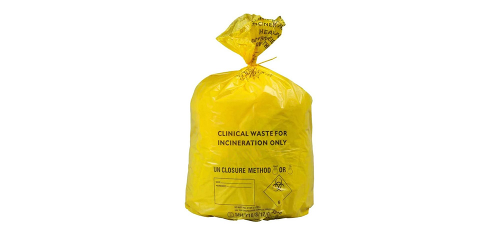 Yellow Waste Bag