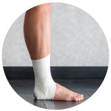 Zinc Oxide on ankle